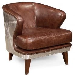 MOES PRESTON CLUB CHAIR: BROWN Living Room