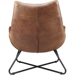 MOES Living Room GRADUATE LOUNGE CHAIR: VINTAGE BROWN LEATHER
