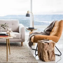 MOES Living Room GRADUATE LOUNGE CHAIR: TAN