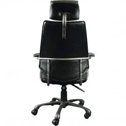 MOES INDUSTRIAL EXECUTIVE CHAIR: ANTIQUE BLACK