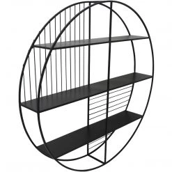 MOES Living Room PORTAL CIRCLE FLOATING WALL SHELF