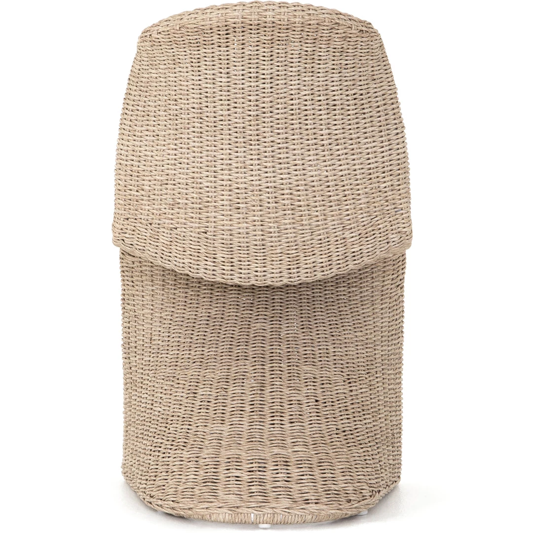 FOUR HANDS PORTIA INDOOR-OUTDOOR WICKER DINING CHAIR: ANTIQUE WHITE Furniture 4 FOUR HANDS PORTIA INDOOR-OUTDOOR WICKER DINING CHAIR: ANTIQUE WHITE Furniture