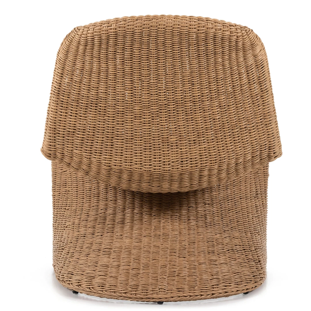 FOUR HANDS PORTIA INDOOR-OUTDOOR WICKER LOUNGE CHAIR: VINTAGE NATURAL Furniture 5 FOUR HANDS PORTIA INDOOR-OUTDOOR WICKER LOUNGE CHAIR: VINTAGE NATURAL Furniture