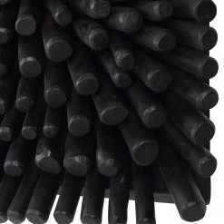 UTTERMOST PORTSIDE WOOD WALL TILE: SATIN BLACK 29 UTTERMOST PORTSIDE WOOD WALL TILE: SATIN BLACK