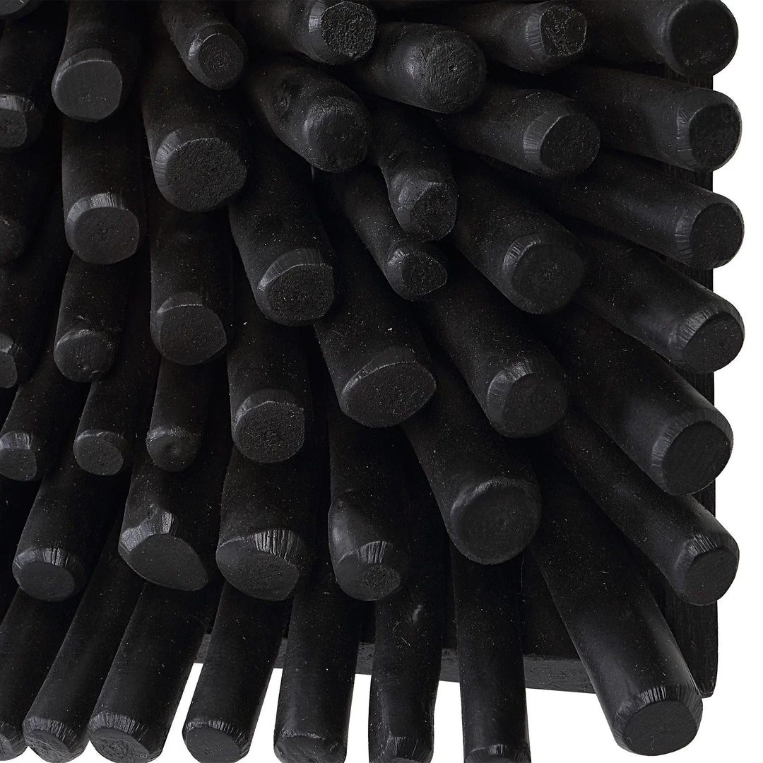 UTTERMOST PORTSIDE WOOD WALL TILE: SATIN BLACK 7 UTTERMOST PORTSIDE WOOD WALL TILE: SATIN BLACK