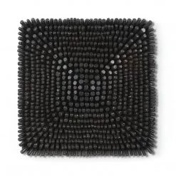 UTTERMOST PORTSIDE WOOD WALL TILE: SATIN BLACK