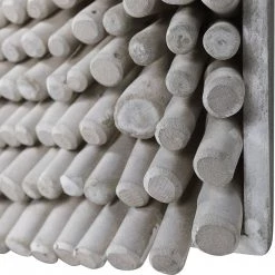 UTTERMOST PORTSIDE WOOD WALL TILE: MATTE WHITE Wall Sculptures + Decor 45 UTTERMOST PORTSIDE WOOD WALL TILE: MATTE WHITE Wall Sculptures + Decor