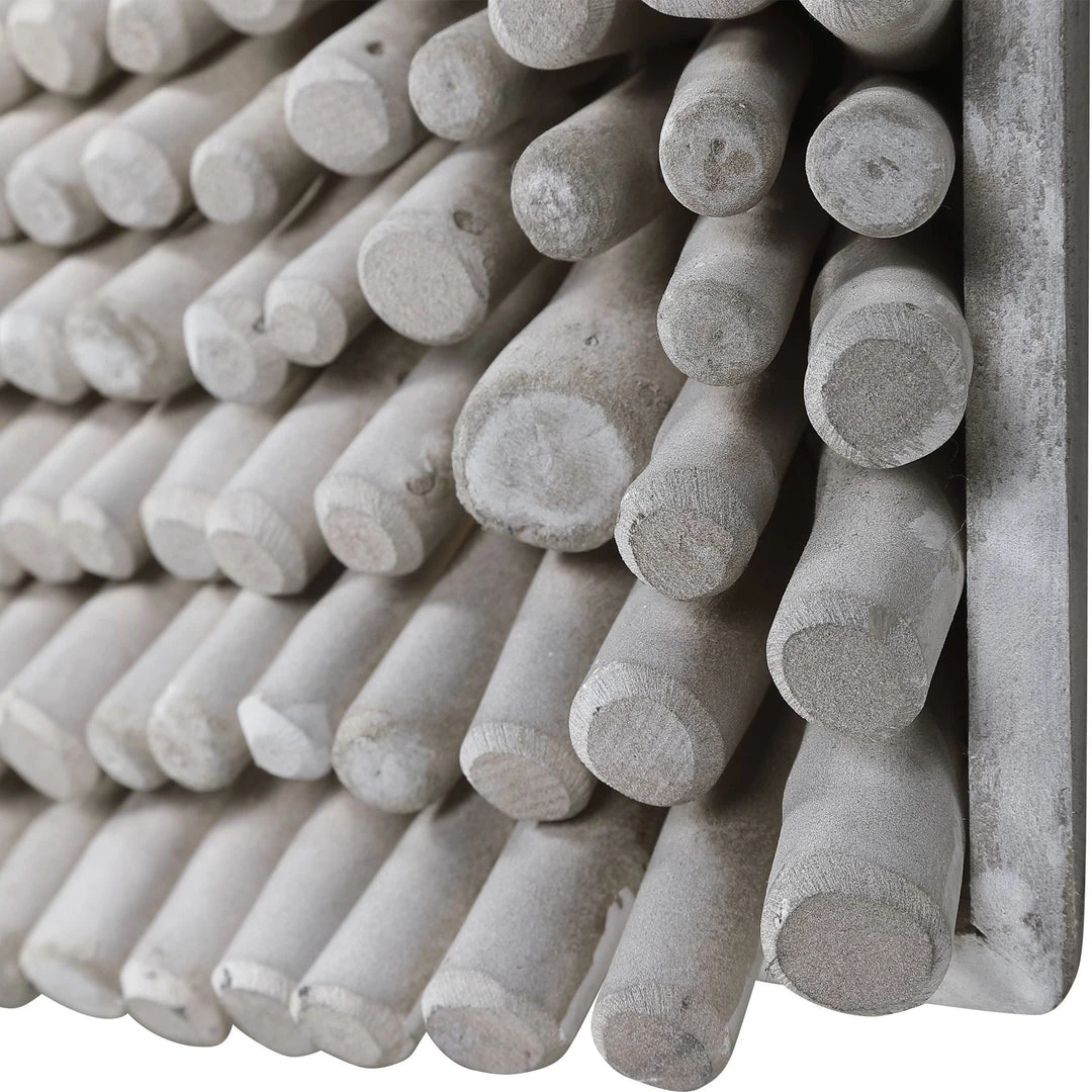 UTTERMOST PORTSIDE WOOD WALL TILE: MATTE WHITE Wall Sculptures + Decor 23 UTTERMOST PORTSIDE WOOD WALL TILE: MATTE WHITE Wall Sculptures + Decor