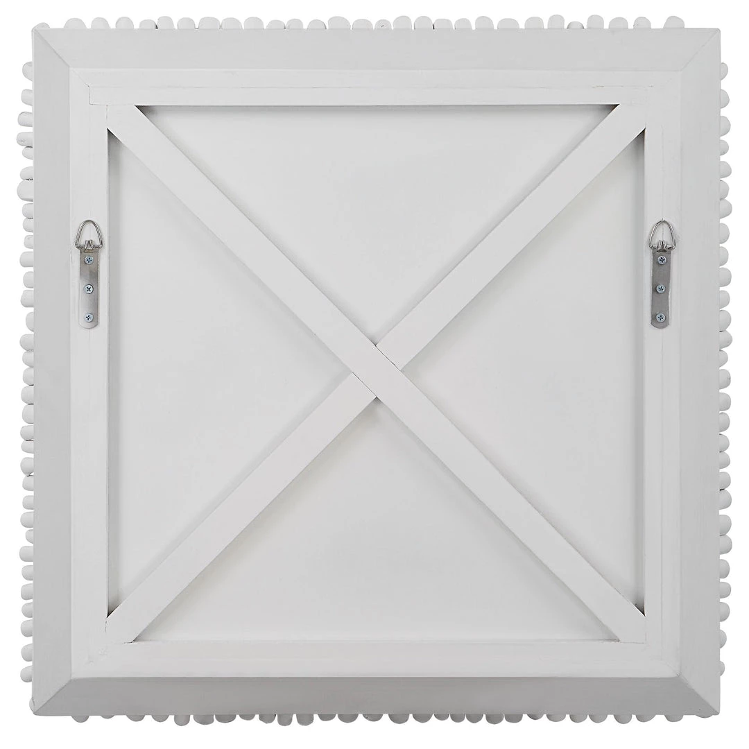 UTTERMOST PORTSIDE WOOD WALL TILE: MATTE WHITE Wall Sculptures + Decor 8 UTTERMOST PORTSIDE WOOD WALL TILE: MATTE WHITE Wall Sculptures + Decor