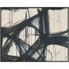 L ART "POSITIVE FLOW III" NATURAL CANVAS ART