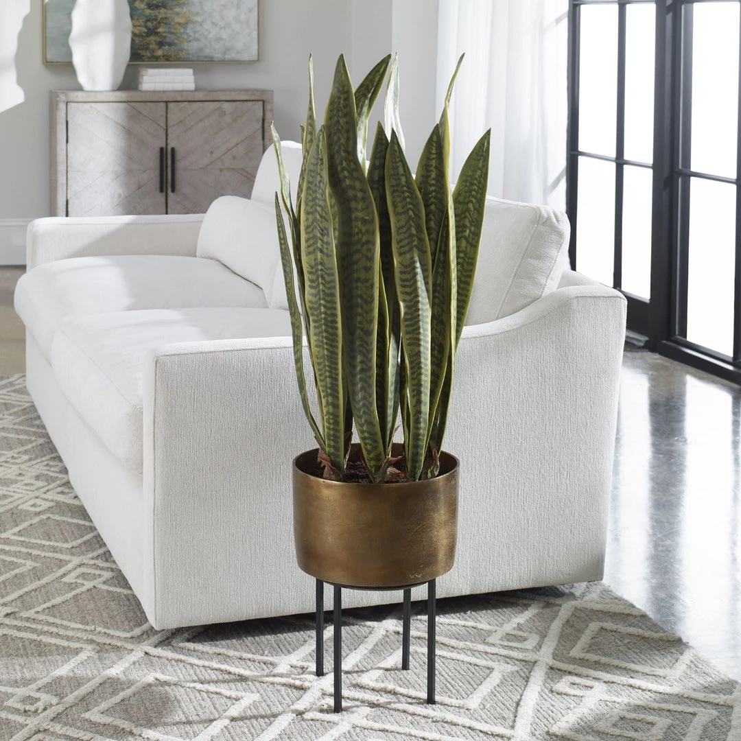 UTTERMOST Pillows + Decor POTTED FASITA PLANT ON STAND 2 UTTERMOST Pillows + Decor POTTED FASITA PLANT ON STAND