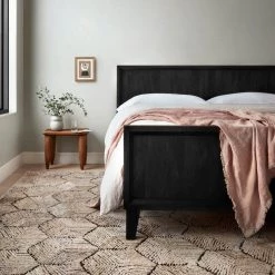 LOLOI PRESCOTT POLYESTER, WOOL + VISCOSE RUG: BEIGE