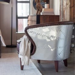 MOES PRESTON CLUB CHAIR: BROWN Living Room