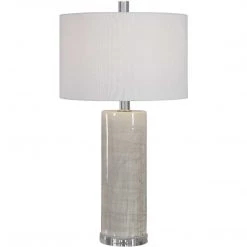 UTTERMOST PUTTY ABSTRACT DRIP CERAMIC TABLE LAMP Lighting