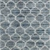 LOLOI QUINCY 03 SHAG RUG: BLUE