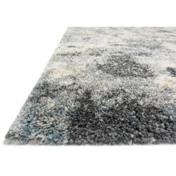 LOLOI QUINCY 06 SHAG RUG: SLATE