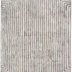 SURYA ORIK RUG: CHARCOAL, ASH