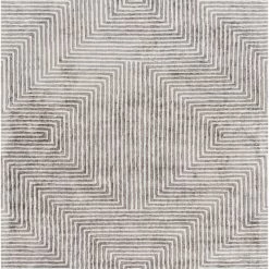 SURYA ORIK RUG: CHARCOAL, ASH