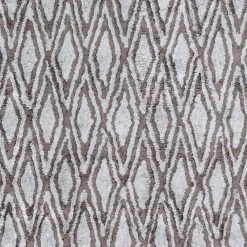 SURYA OTTO RUG: CHARCOAL, PALE BLUE