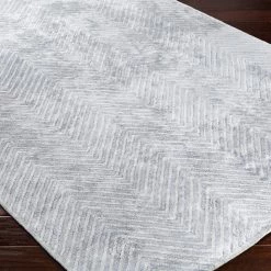 SURYA OTTO RUG: PALE BLUE