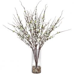 UTTERMOST QUINCE BLOSSOMS SILK CENTERPIECE