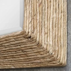 UTTERMOST RAFA WOVEN BANANA PLANT MIRROR