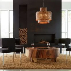 PHILLIPS COLLECTION RAFFIA DINING CHAIR: BLACK Furniture