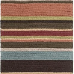 SURYA STRIPES OUTDOOR RUG: SIERRA MULTI