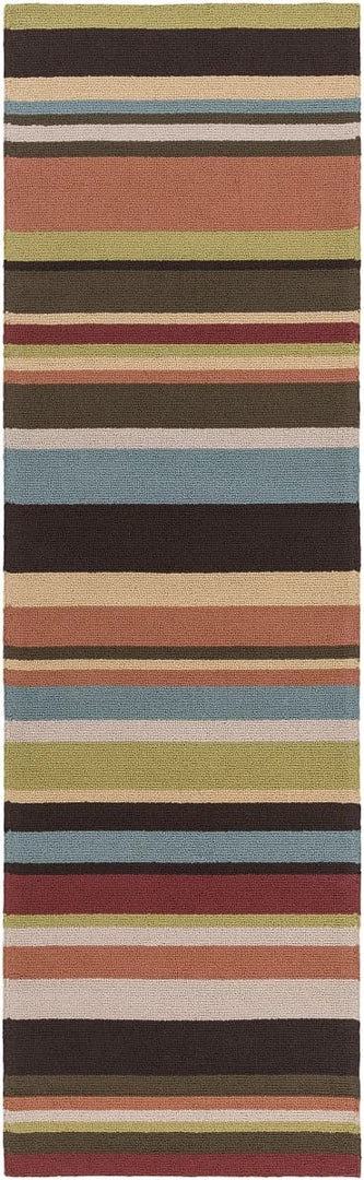 SURYA STRIPES OUTDOOR RUG: SIERRA MULTI 3 SURYA STRIPES OUTDOOR RUG: SIERRA MULTI