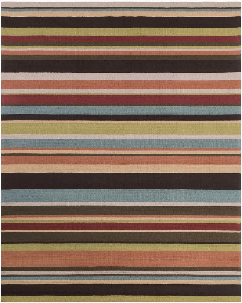 SURYA STRIPES OUTDOOR RUG: SIERRA MULTI 1 SURYA STRIPES OUTDOOR RUG: SIERRA MULTI