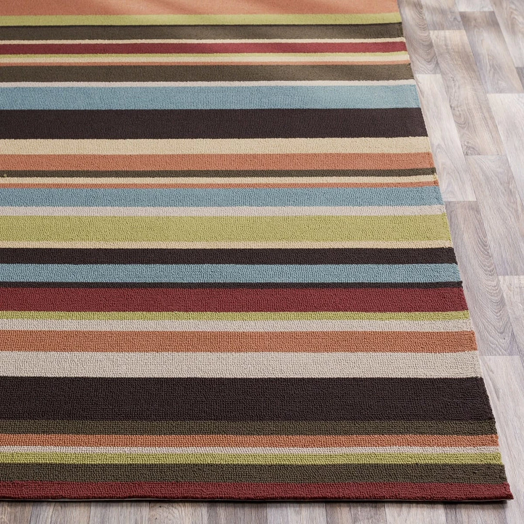 SURYA STRIPES OUTDOOR RUG: SIERRA MULTI 6 SURYA STRIPES OUTDOOR RUG: SIERRA MULTI