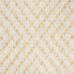 LOLOI PRITI 05 HOOKED WOOL RUG: MIST, GOLD