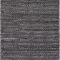 SURYA RAMEY INDOOR-OUTDOOR RUG: GREY, BLACK