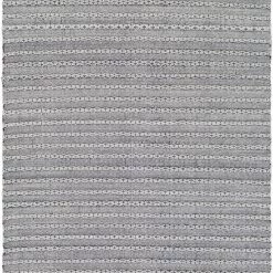 SURYA RAMEY INDOOR-OUTDOOR RUG: SILVER-GREY, BLACK