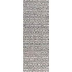 SURYA RAMEY INDOOR-OUTDOOR RUG: SILVER-GREY, BLACK