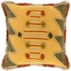 SURYA Pillows + Decor RASTA EMBROIDERED FRINGE PILLOW
