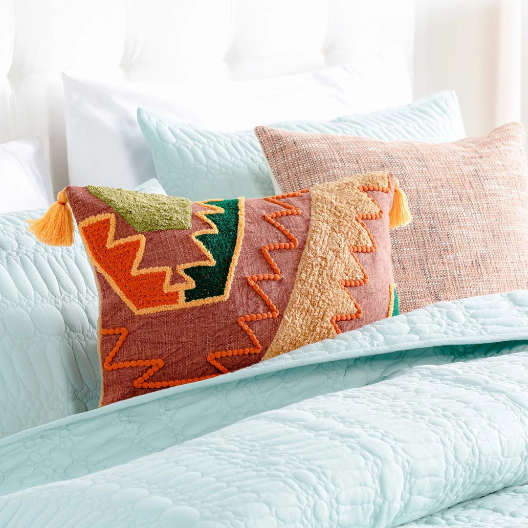 SURYA RASTA EMBROIDERED LUMBAR PILLOW Pillows + Decor 3 SURYA RASTA EMBROIDERED LUMBAR PILLOW Pillows + Decor