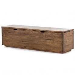 FOUR HANDS RECLAIMED FRUITWOOD TRUNK BENCH