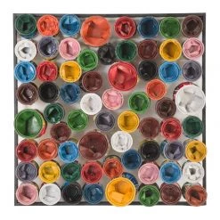 PHILLIPS COLLECTION RECYCLED PAINT CANS WALL ART Wall Sculptures + Decor