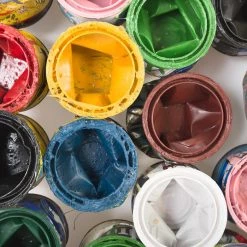 PHILLIPS COLLECTION RECYCLED PAINT CANS WALL ART Wall Sculptures + Decor 14 PHILLIPS COLLECTION RECYCLED PAINT CANS WALL ART Wall Sculptures + Decor