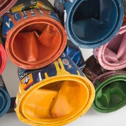 PHILLIPS COLLECTION RECYCLED PAINT CANS WALL ART Wall Sculptures + Decor 16 PHILLIPS COLLECTION RECYCLED PAINT CANS WALL ART Wall Sculptures + Decor