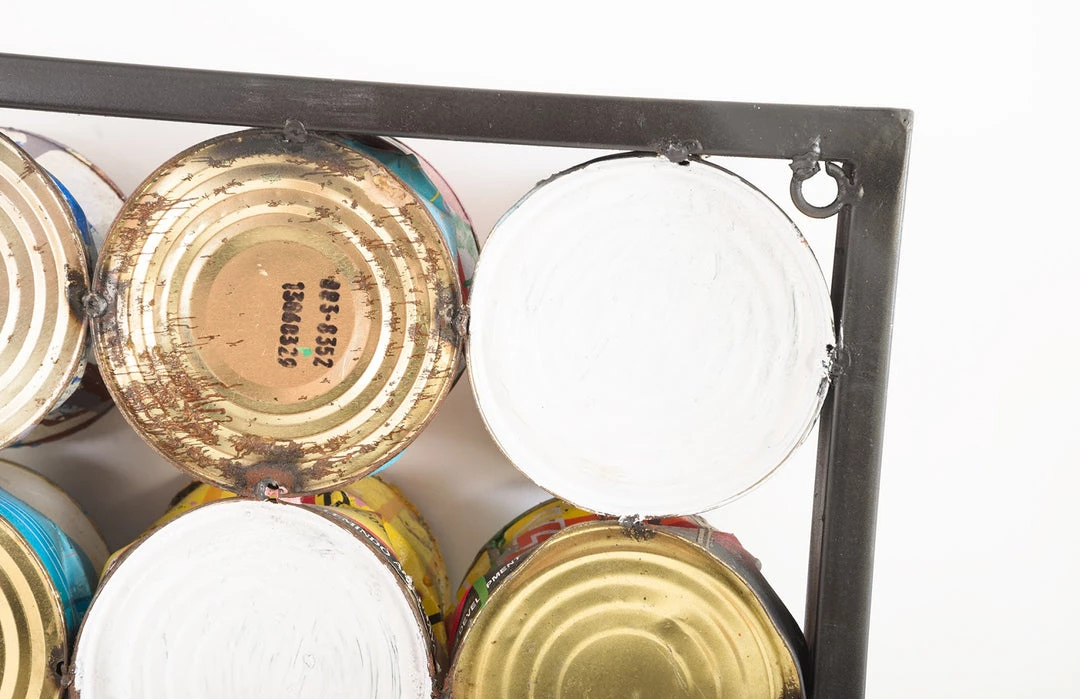 PHILLIPS COLLECTION RECYCLED PAINT CANS WALL ART Wall Sculptures + Decor 9 PHILLIPS COLLECTION RECYCLED PAINT CANS WALL ART Wall Sculptures + Decor