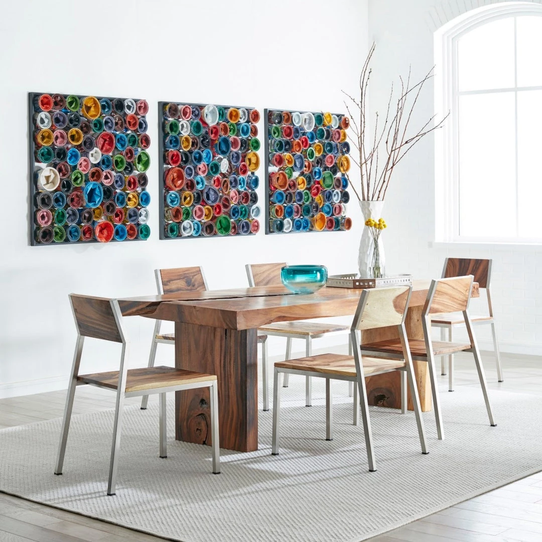 PHILLIPS COLLECTION RECYCLED PAINT CANS WALL ART Wall Sculptures + Decor 2 PHILLIPS COLLECTION RECYCLED PAINT CANS WALL ART Wall Sculptures + Decor