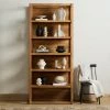 FOUR HANDS REEDED NATURAL ACACIA BOOKSHELF Furniture