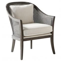 CYAN RELATORE NATURAL LINEN ARM CHAIR Furniture