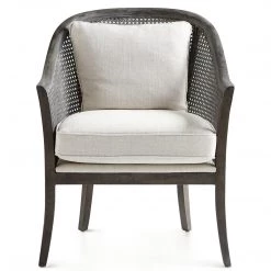 CYAN RELATORE NATURAL LINEN ARM CHAIR Furniture