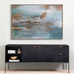 UTTERMOST "RENDEZVOUS" HAND PAINTED CANVAS ART Wall Art