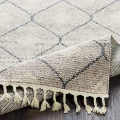 SURYA PORTLAND RUG: KHAKI, ASH