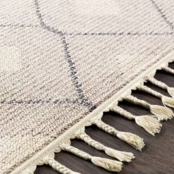 SURYA PORTLAND RUG: KHAKI, ASH