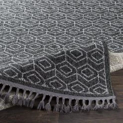 SURYA TACOMA RUG: CHARCOAL 8 SURYA TACOMA RUG: CHARCOAL